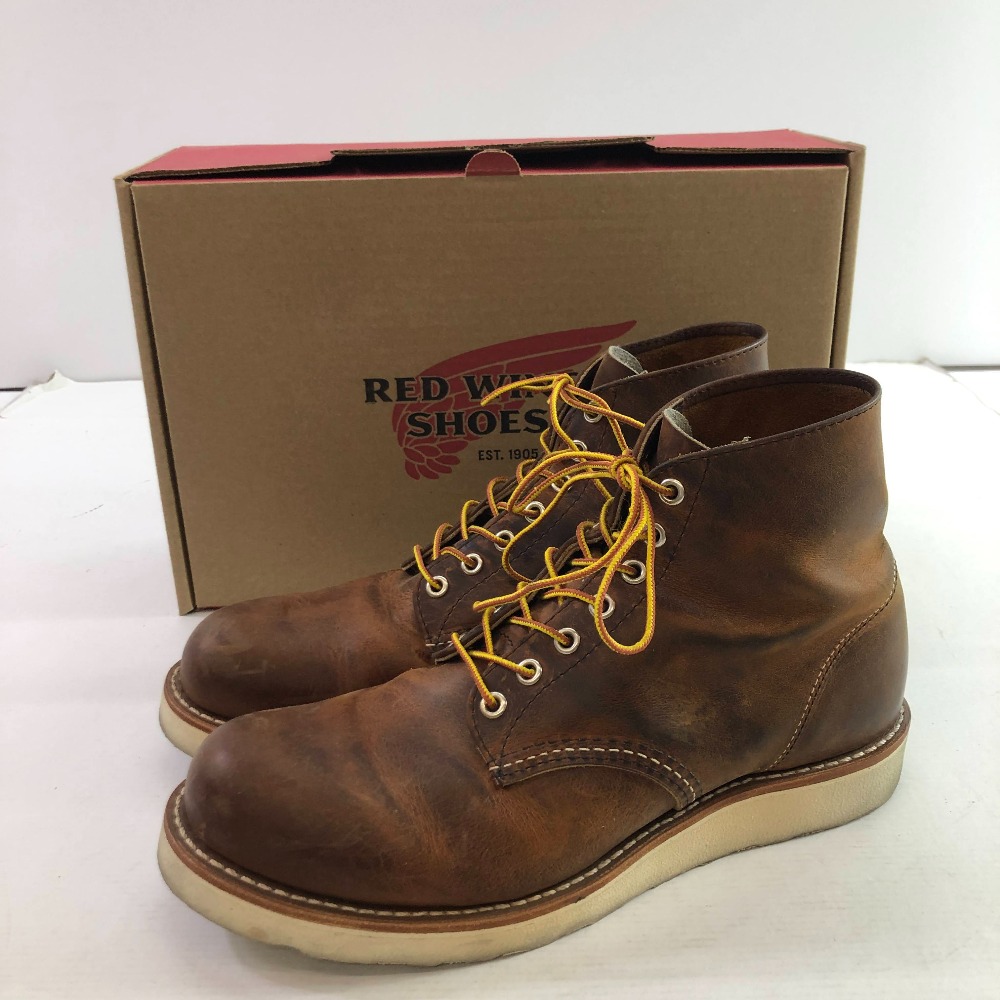 04w6428∞※【中古】 RED WING レッドウィング 6インチ クラシックラウンド 9111 アイリッシュセッター US8.5 D【八王子店】