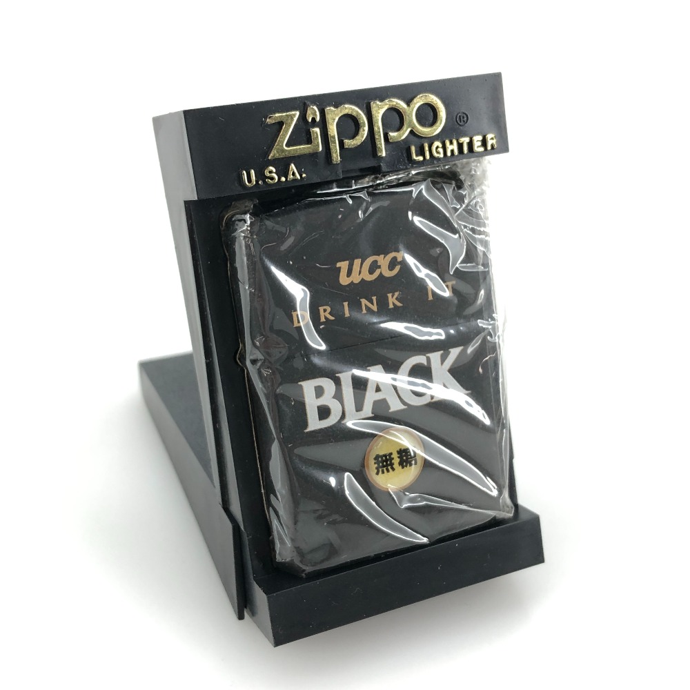 【中古】 ジッポ ZIPPO UCCD RINK IT BLACK オイルライター マット ブラック/黒 メンズ ライター 05w19495 【館林店】