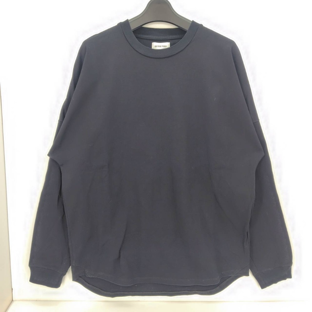 【中古】 オンザターフ ON THE TURF 長袖Ｔシャツ ブラック サイズM 日本製 メンズ コットン 05w19702 【館林店】｜トレーダー　店