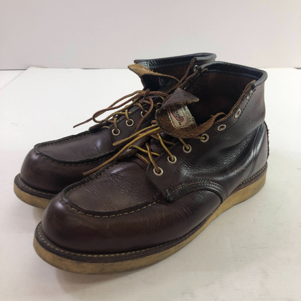 04w6484&infin;※【中古】 REDWING レッドウィング 8138 6インチ モックトゥブーツ ブライアーオイルスリック 29cm レッドブラウン ブーツ 【八王子店】｜トレーダー　店