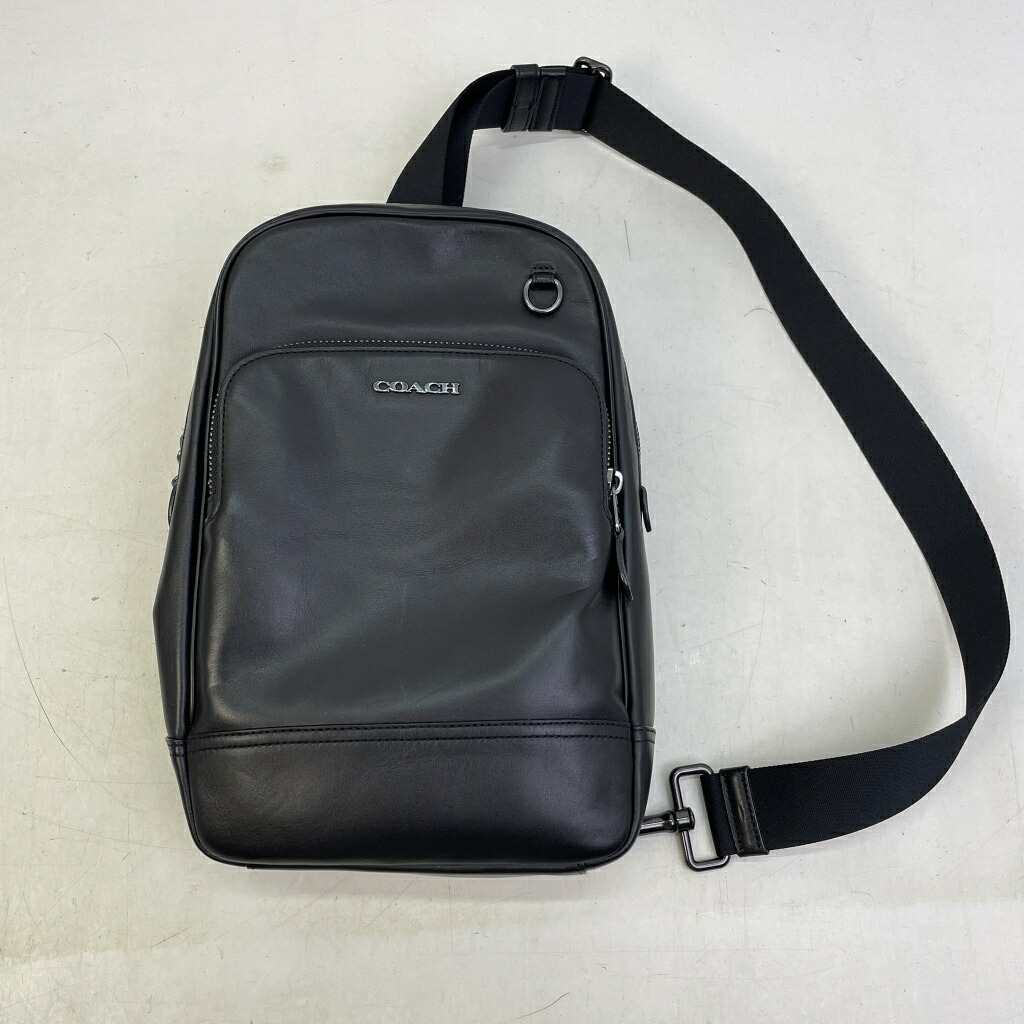 【中古】 コーチ COACH グラハムパック ボディバッグ ブラック メンズ C2931 01w-6540 【結城店】 11,715円