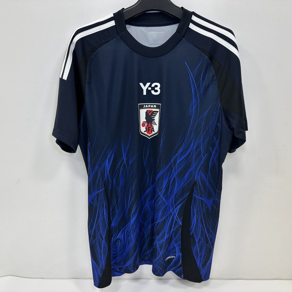 【中古】 Y-3 アディダス adidas コラボ Mサイズ ネイビー サッカー日本代表 2024 ホームレプリカユニフォーム JFA/ゲームユニフォーム/中古品 半袖Ｔシャツ 07w70113 【大和店】
