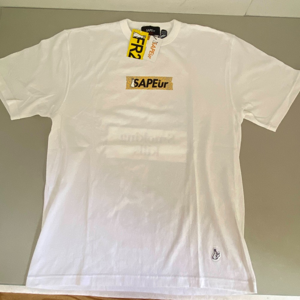 【中古】#FR2 &times; SAPEur Smoking Kills Head Tee FRSA-001 ホワイト 白 [サイズ XL] ロッドマン ボックスロゴ サプール 03w25563 【入間店】｜トレーダー　店