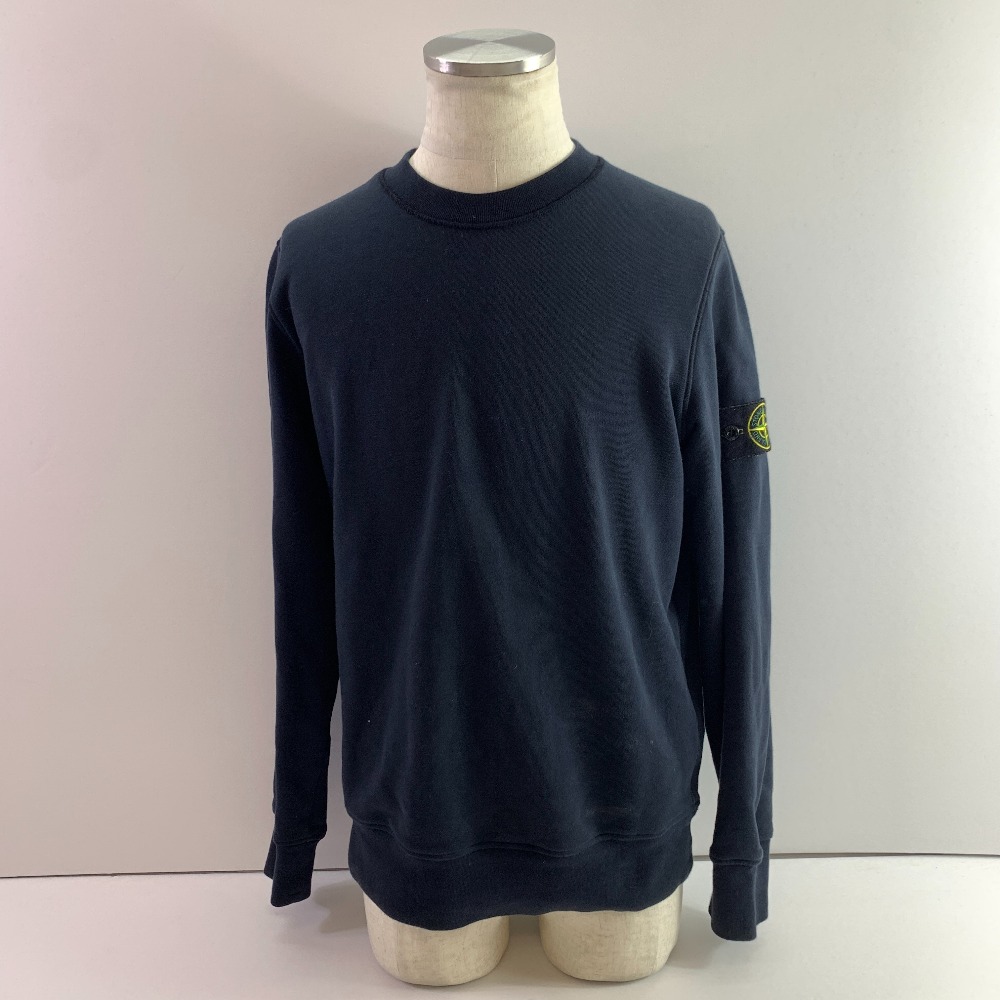 04w6642▽※【中古】ストーンアイランド STONE ISLAND トレーナー メンズ L1S156100060 S0051 M大きさ 黒いこと【八王子店】