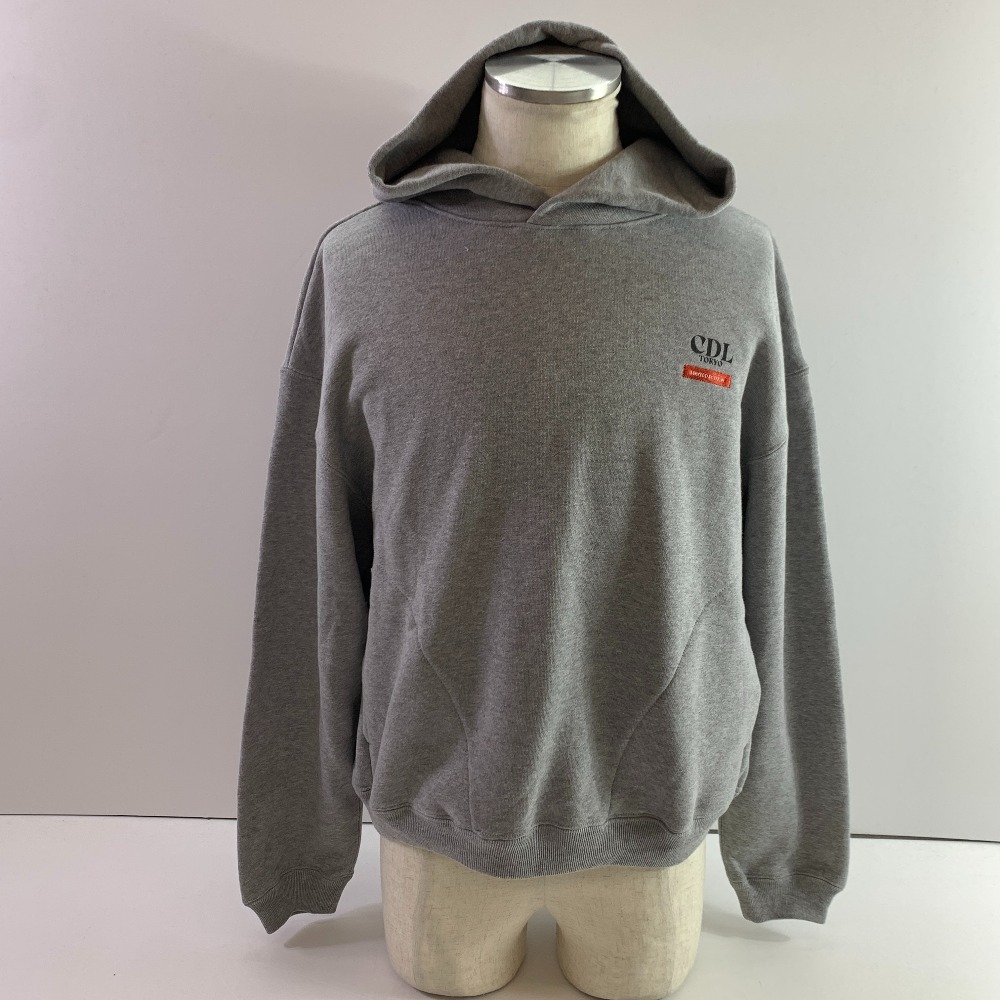 04w6648▽※【中古】CDL TOKYO Limited Edition 2025 HIVER POPUPSTORE Limited Hoodie パーカー グレー CDL-A15 Sサイズ【八王子店】