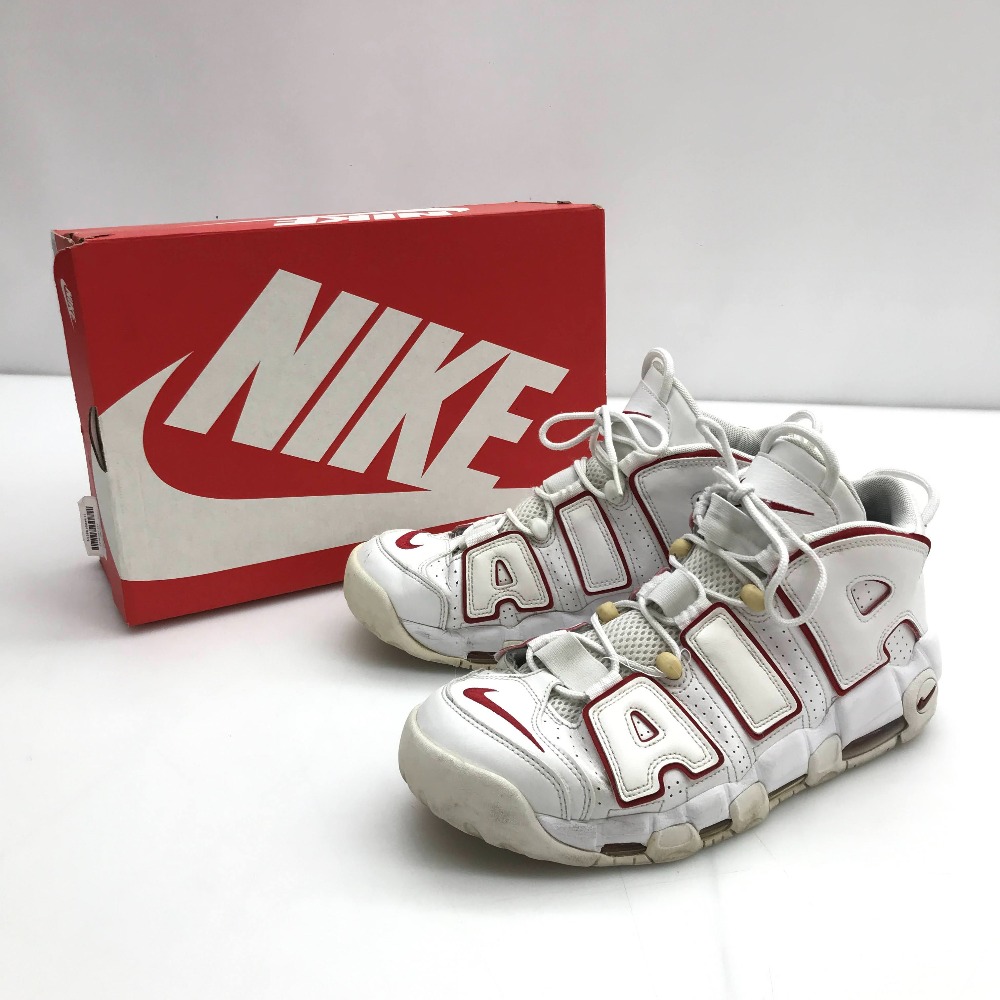 【中古】 ナイキ NIKE  AIR MORE UPTEMPO 96  白いこと/赤いこと  29.0糎 US11 UK10 EU45 越南製 メンズ  スニーカー  921948-102  05w20013  【館林店】