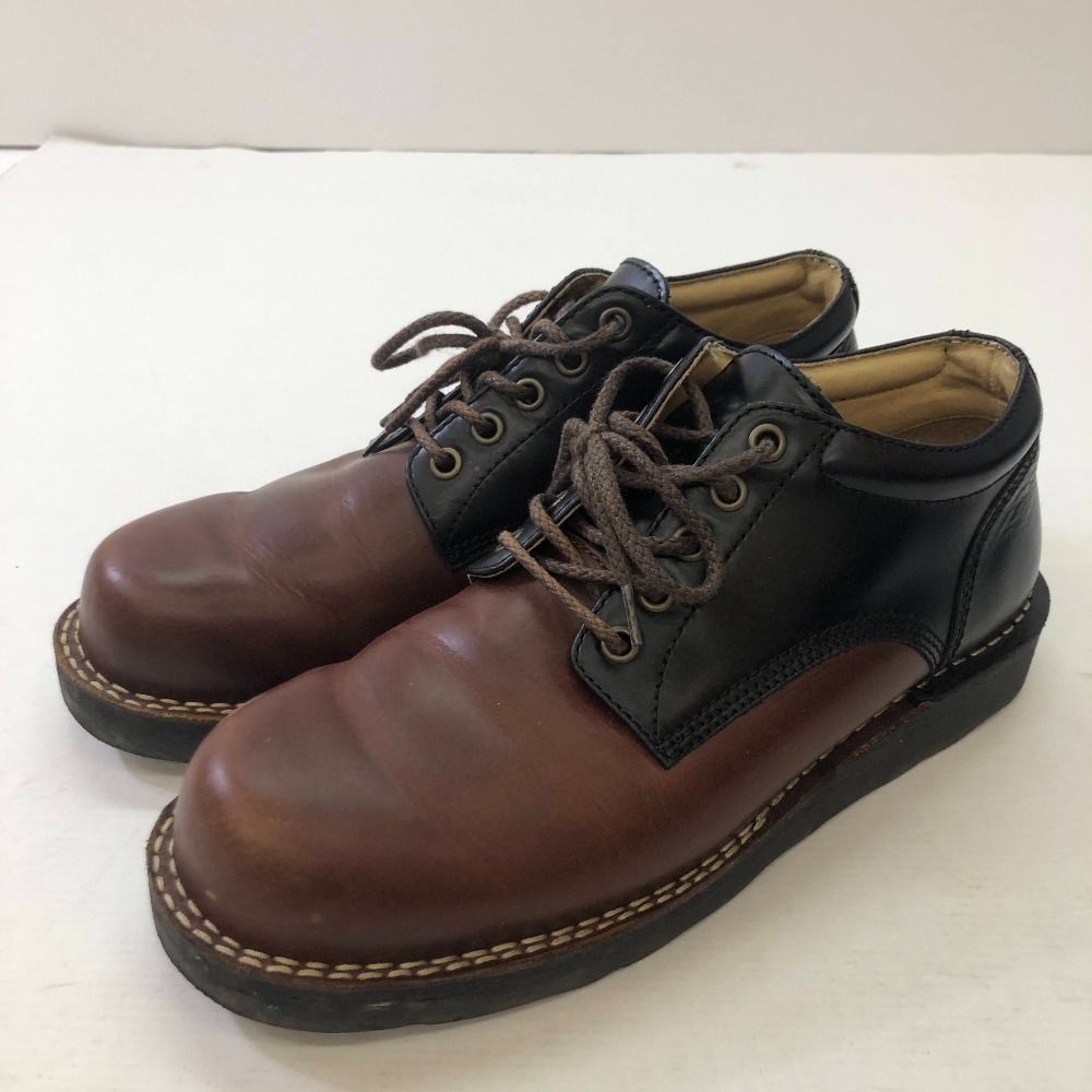 04w6545∞※【中古】 HAGANE ハガネ ブーツ オックスフォードブーツ 111004 ブラウン/ブラック 26cm 【八王子店】|トレーダー 店