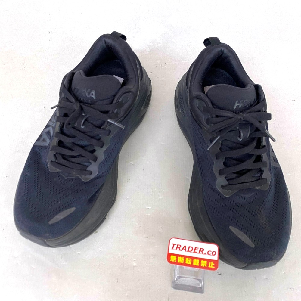 【中古】 HOKA ONE ONE ホカオネオネ BONDI 8 ボンダイ 8  黒いこと 黒  27.0糎 メンズ  駈けっくらシューズ  スニーカー  03w25845  【入間店】