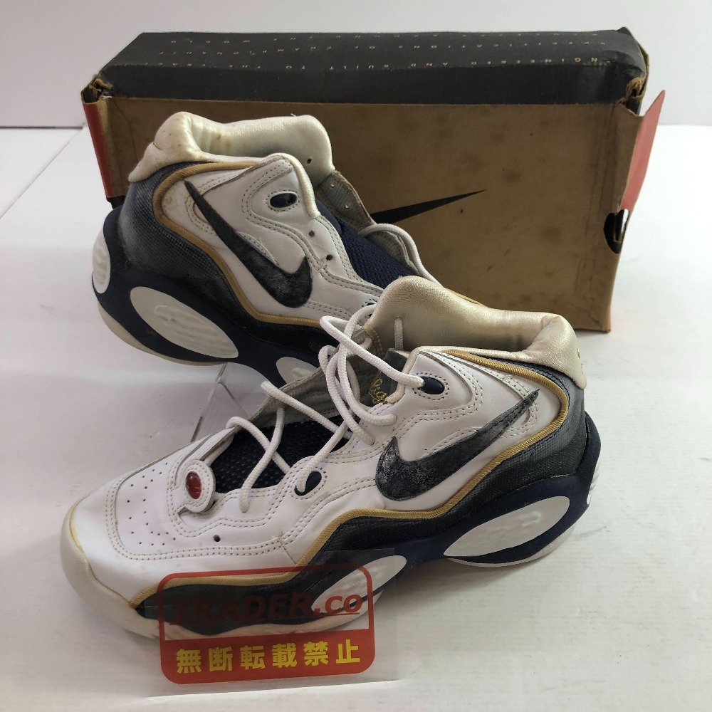 04w6898∞※【中古】 感謝用 ジャンク品 NIKE AIR FLIGHT ナイキ 大気圏航空130267-141 白いこと/オブシディアン/バーシティーレッド 26.5珊 スニーカー 【八王子店】