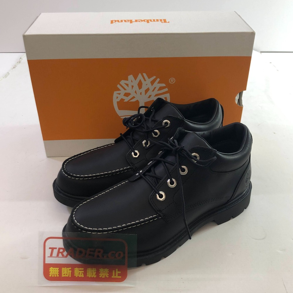 04w6913∞※【中古】 Timberland ティンバーランド 第一義的 シングル モック トゥ オックス WP 肺結核0A6EU1W02 黒いこと 26糎 ブーツ 【八王子店】
