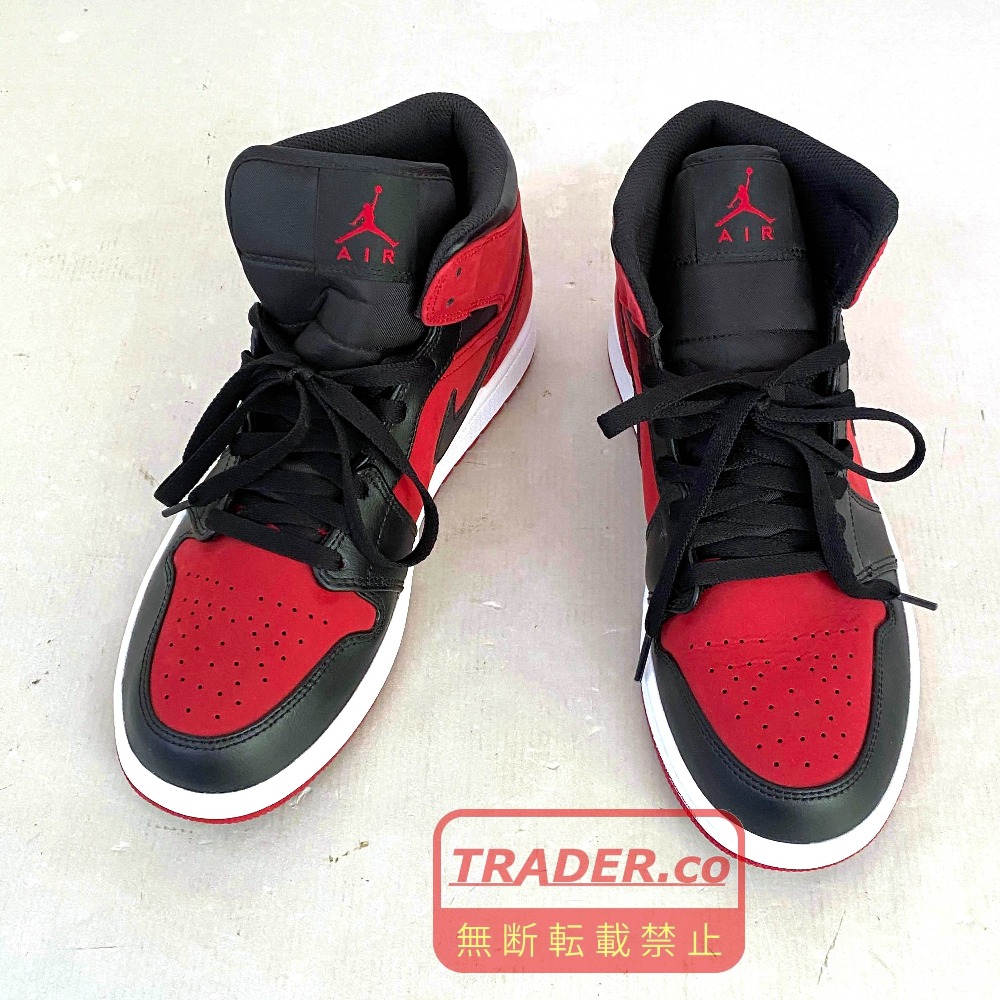 【中古】 Nike Air Jordan 1 Mid Gym Red/Black ナイキ エアジョーダン1 ミッド 体育館赤いこと/黒いこと  26.0糎 メンズ  スニーカー  554724-610  03w26314  【入間店】