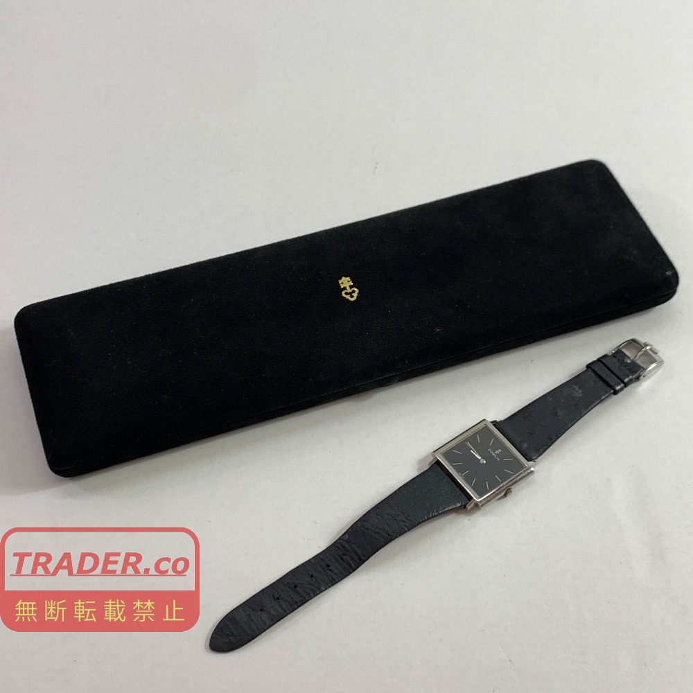 04w7120▽※【中古】CORUM コルム 57155 真四角入れもののドレスウォッチ メンズ時辰儀 手一巻き ウォッチ【八王子店】