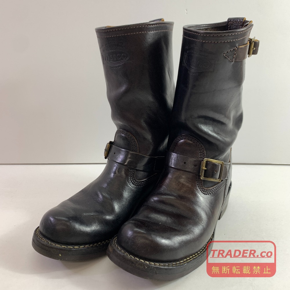 04w7136▽※【中古】WESCO ウエスコ 100th Anniversary Model -CENTURY BOSS ホースハイド エンジニアレザーブーツ 100周年アニバーサリーモデル サイズ：7 1/2【八王子店】｜トレーダー　店 108,900円