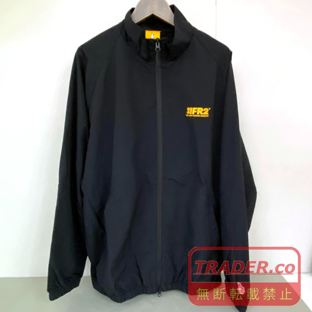 【中古】 #FR2 エフアールツー Big Logo Nylon Blouson ビッグロゴナイロンブルゾン  黒いこと 黒  大きさXL  メンズ  表どおり  アウター  03w27149  【入間店】