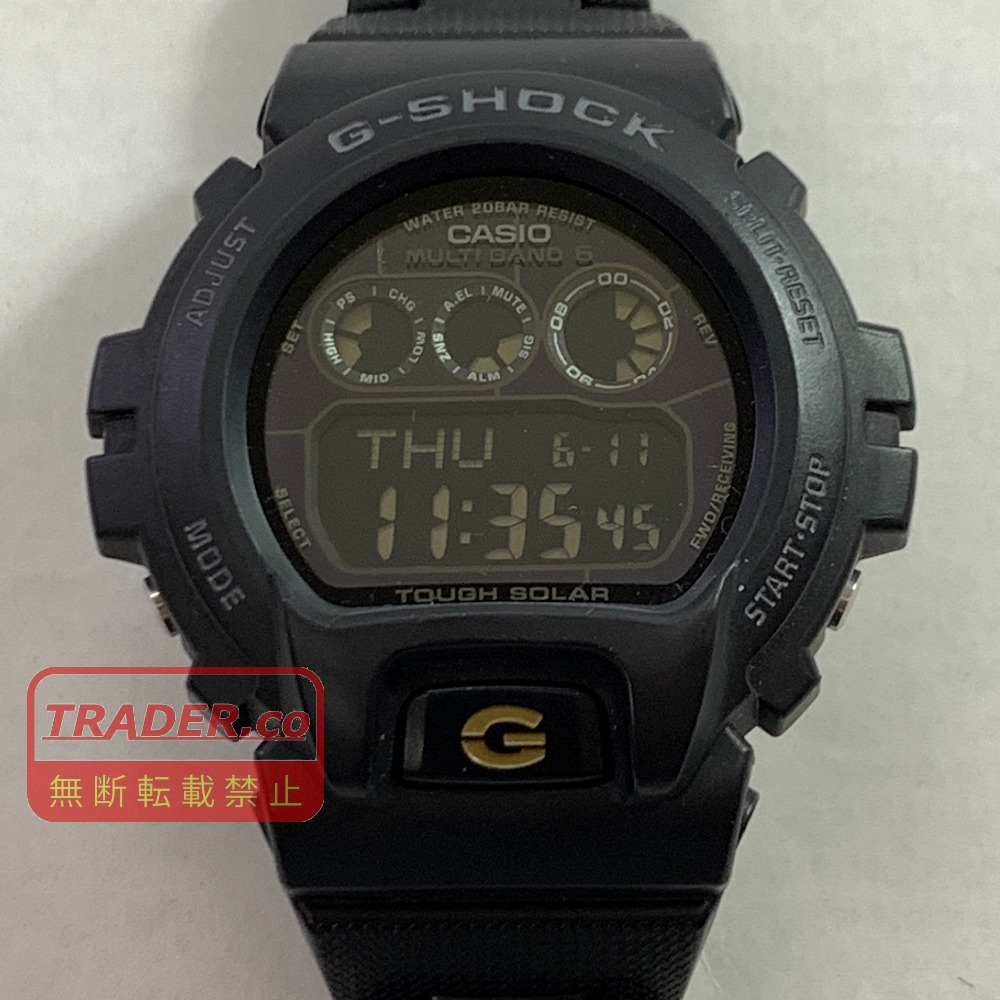 04w7175▽※【中古】カシオ ジーショック CASIO G-SHOCK 電波 ソーラー DIGITAL 6900 SERIES GW-6900BC 腕時計 メンズ【八王子店】｜トレーダー　店