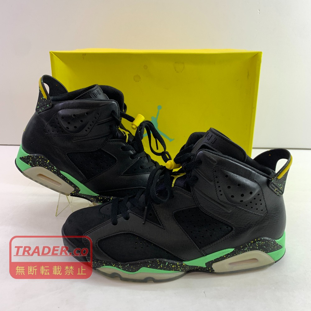 04w7205▽※【中古】Nike Air Jordan 6 Retro Brazil Pack 688446-020 ナイキ エアジョーダン6 レトロ ブラジルパック 28.5cm 【八王子店】｜トレーダー　店