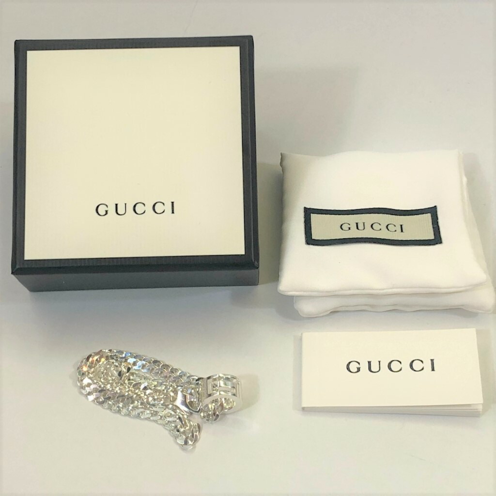 中古 Gucci 01r091 Gリング Ag925 ネックレス Gリング Gucci ネックレス 中古品 トレーダー 店 グッチ 現品限り一斉値下げ