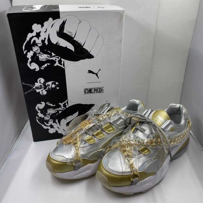 楽天1位 中古 Puma プーマ Cellvenom One Piece セルベノム ワンピース コラボ 01 サイズ28cm Gold Silver ゴールド シルバー スニーカー 01r0484 中古品 超美品 Kingswayschools Com