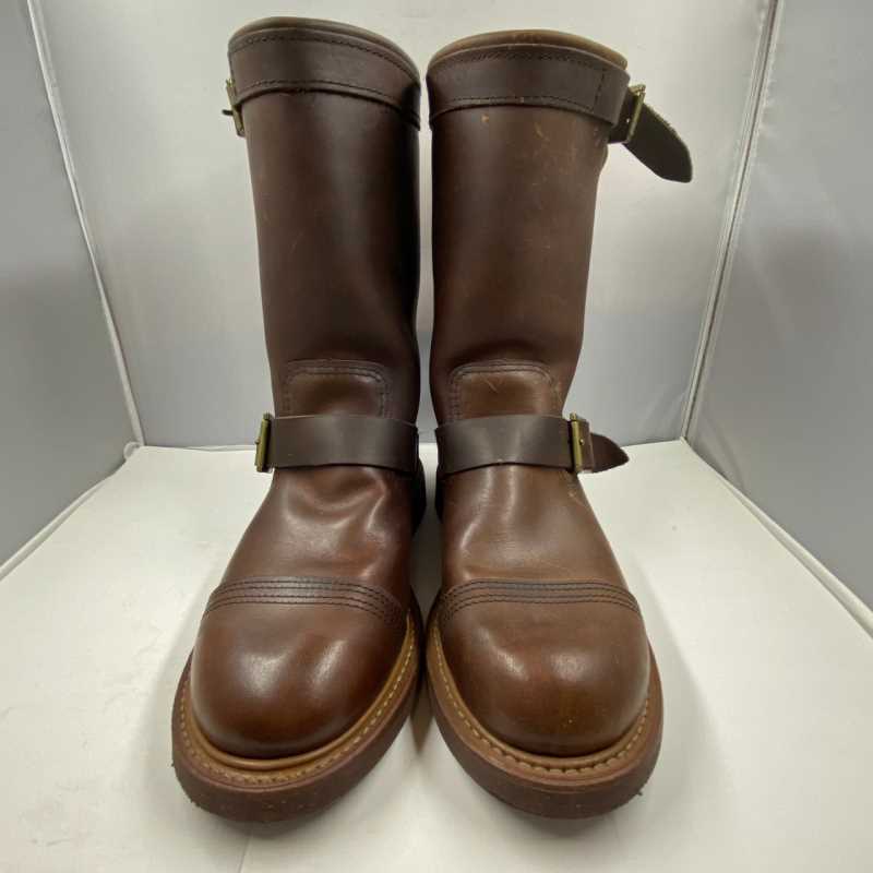 中古 レッド ウィング Red Wing エンジニアブーツ 茶色 イアンスミスブーツ Ironsmith Boots ワークブーツ 8121 中古品 01r0876 Kaleraf Com Tr