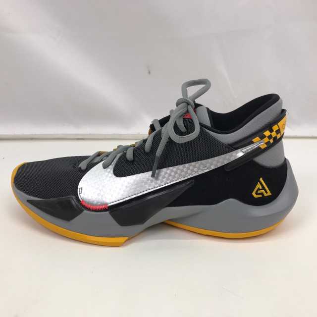 中古 ナイキ Nike Zoom Freak 2 シューズ バスケットボールシューズ バッシュ メンズ レディース Ck5424 006 鼠色 死灰 Gray 黄色 黄 Yellow 道中師 黒いこと Black 号数27 5 桟敷あり 中古尊厳 01r2530 Damienrice Com