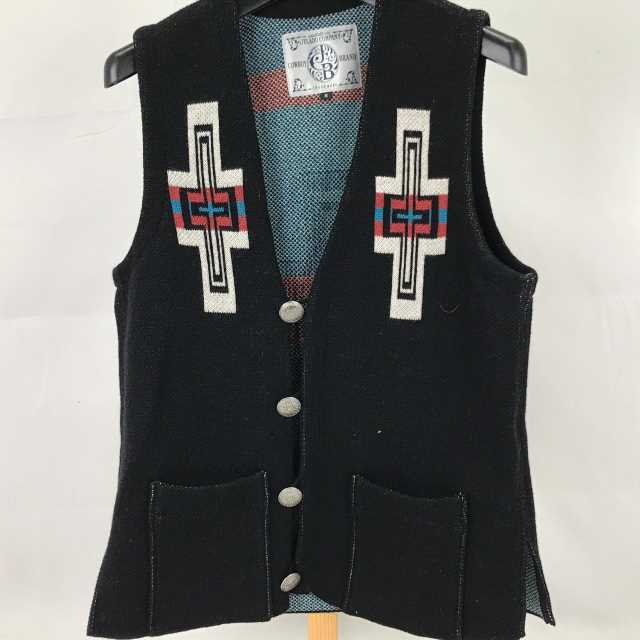 中古 Jelado Santa Fe Knit Vest ジェラード サンタフェ チマヨニットベスト 黒 Black ブラック メンズ サイズs 中古品 01r25 結城店 Andapt Com