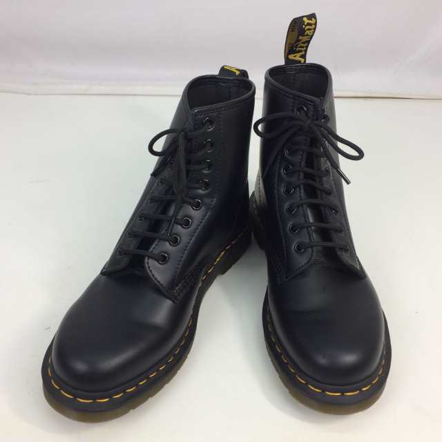 中古 Dr Martens ドクターマーチン 8ホールブーツ 1460 Smooth Leather Boots 革 メンズ サイズuk8 黒 Black ブラック 箱なし 中古品 01r3498 結城店 Jaquemeng Com