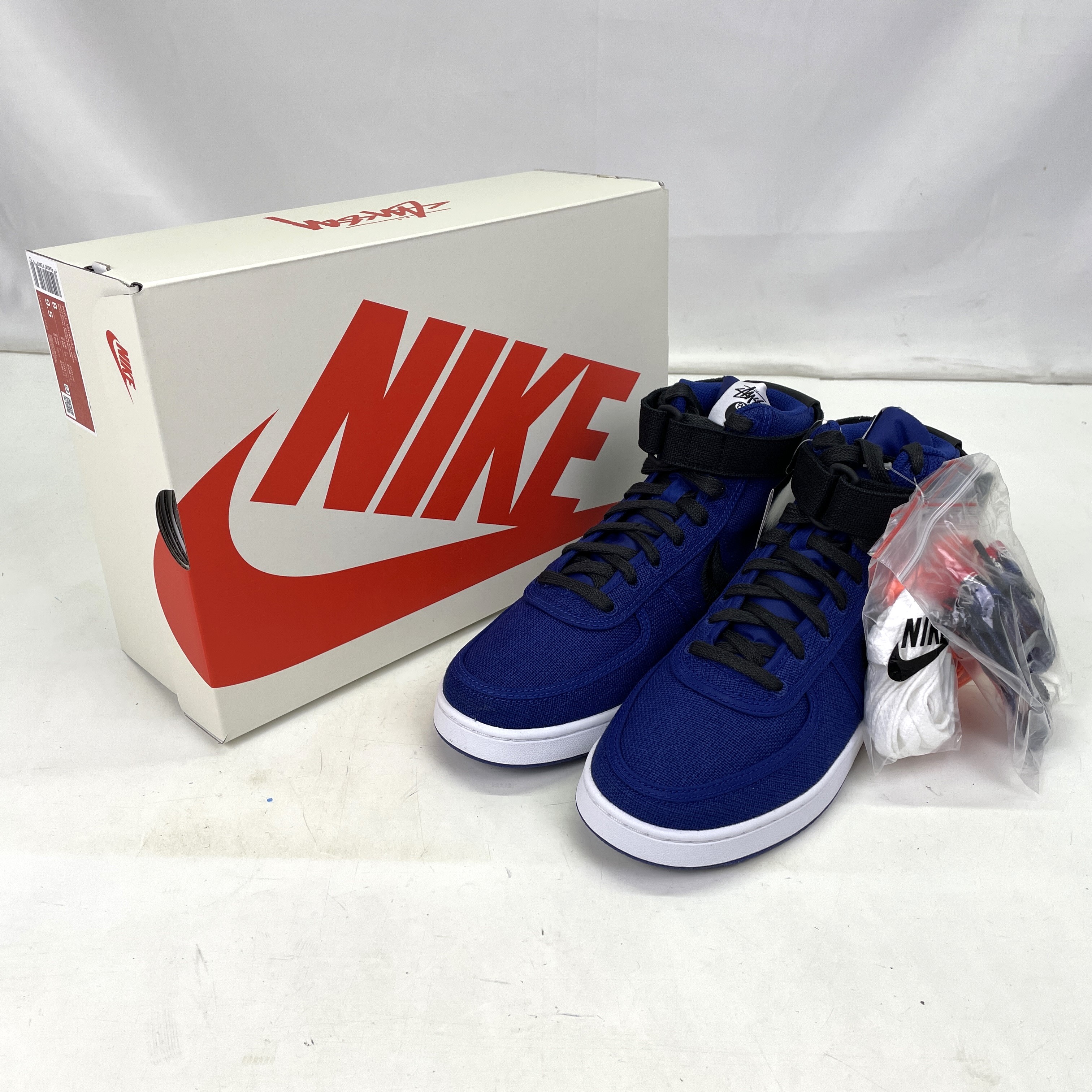 NIKE×STUSSY Vandal High Deep Royal Blue