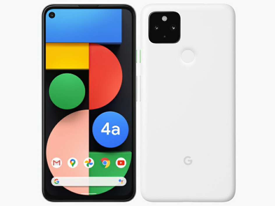 良品 〈SIMフリー〉Google Pixel 4a 5G 国内版 128GB Clearly White G025H  SoftBank解除版Pixel4a 本体 Android アンドロイド ピクセル スマホ 白ロム 店舗良い