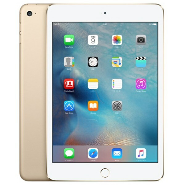 【中古】(並品)〈SIM無償性〉Apple iPad mini 第4時人 Cellular 128GB ゴールド MK782J/A【楽になること引きうける90日/赤ROM果てしが無い引きうける】iPadmini4 本体 アイパッド 経口避妊薬