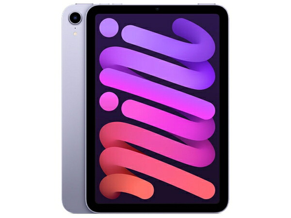 【中古】(未使用)〈SIMフリー〉Apple iPad mini 第6世代 Cellular 64GB パープル 3K8E3J/A 展示品型番【安心保証90日/赤ロム永久保証】iPadmini6 本体 アイパッド タブレット