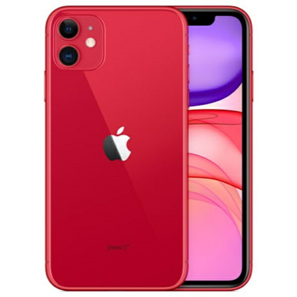 【中古】(並品)〈SIMフリー〉 Apple iPhone 11 128GB (PRODUCT)RED MWM32J/A バッテリー劣化【安心保証90日/赤ロム永久保証】iPhone11 本体 アイフォーン アイフォン スマホ