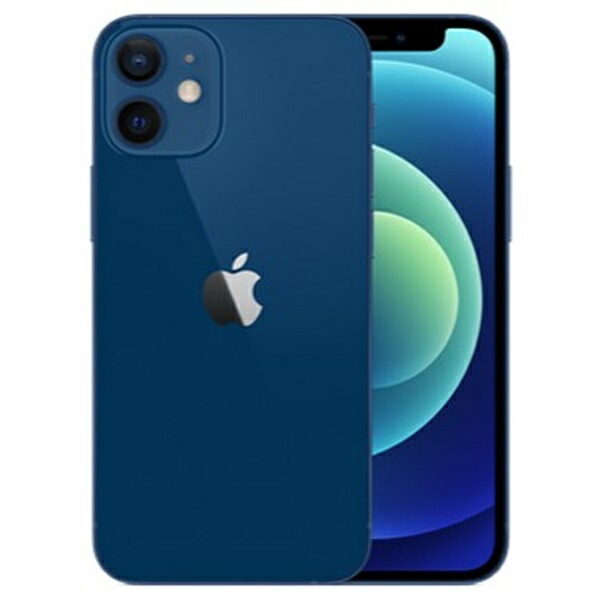 【中古】(並品)〈SIMフリー〉Apple iPhone 12 mini 64GB ブルー MGAP3J/A【安心保証90日/赤ロム永久保証】iPhone12mini 本体 アイフォーン アイフォン スマホ