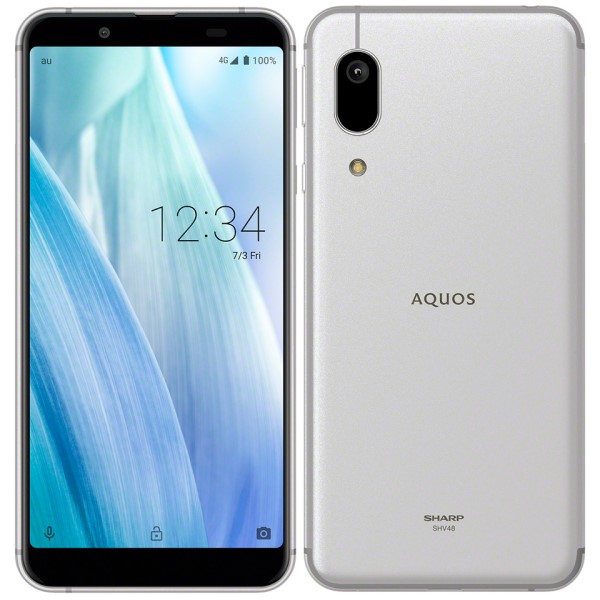 【中古】(未当て嵌める品)〈SIM無償性〉SHARP AQUOS sense3 basic 32GB しろがね色 SHV48【楽になること引き受ける90日/赤ROM果てしが無い引き受ける】AQUOSsense3basic 本体 Android ヒューマノイド スマホ
