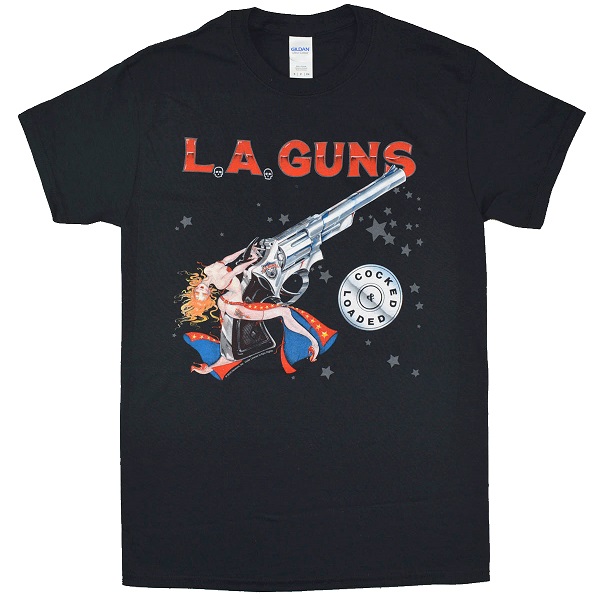 【楽天市場】L.A. GUNS エルエーガンズ Cocked & Loaded Tシャツ：TRADMODE