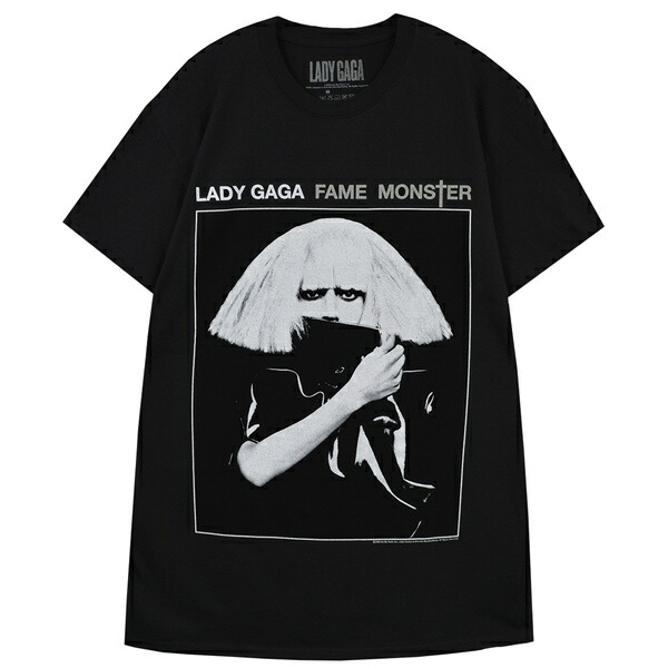 レディガガ　バンドTシャツ ロックtシャツ バンドtシャツ パンク バンドTシャツ LADY GAGA