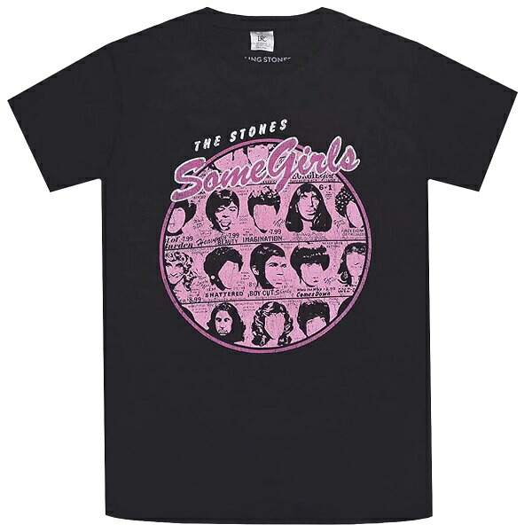 THE ROLLING STONES ローリングストーンズ Some Girls Circle Tシャツ画像