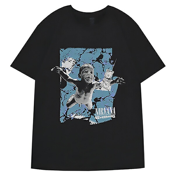 NIRVANA　ニルバーナ　タツノオトシゴ　Tシャツ　Lサイズ　ブラック NIRVANA ニルバーナ タツノオトシゴ Tシャツ Lサイズ ブラック