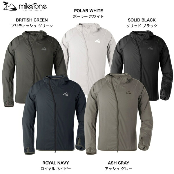 【ネコポス配送】 milestone　マイルストーン Onion Hoody / オニオンフーディー 5色展開