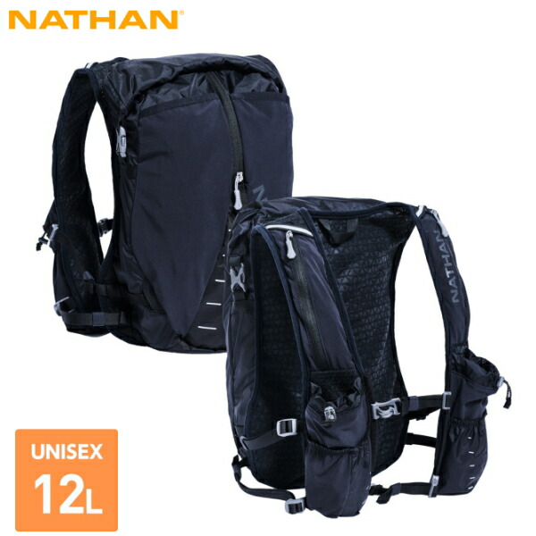 NATHAN/ネイサン\u003cBR\u003eTrailMix JP １２L /トレイル雑ぜ合わせる１２リッター 黒いこと