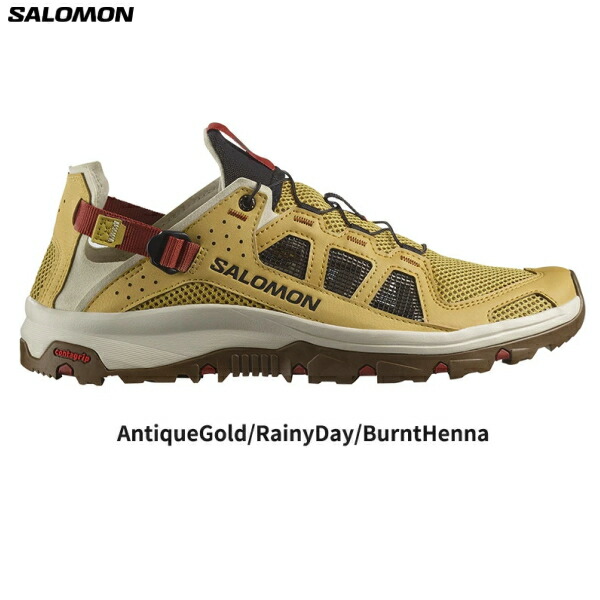 \u003cBR\u003eサロモン/Salomon\u003cBR\u003eテックアンフィビアン 5 /TECHAMPHIBIAN 5 メンズ\u003cBR\u003eAntiqueGold/RainyDay/BurntHenna