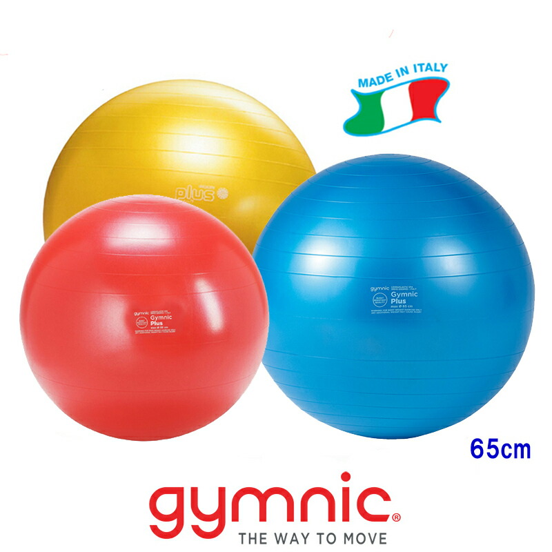 GYMNIC　バランスボール　65センチ ブルー　3個まとめ買い用 Amazon | ギムニク(GYMNIC) バランスボール オプティボール 65cm