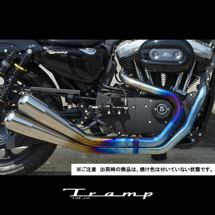 楽天市場】TRAMP CYCLE トランプサイクル マフラー スポーツスター 07