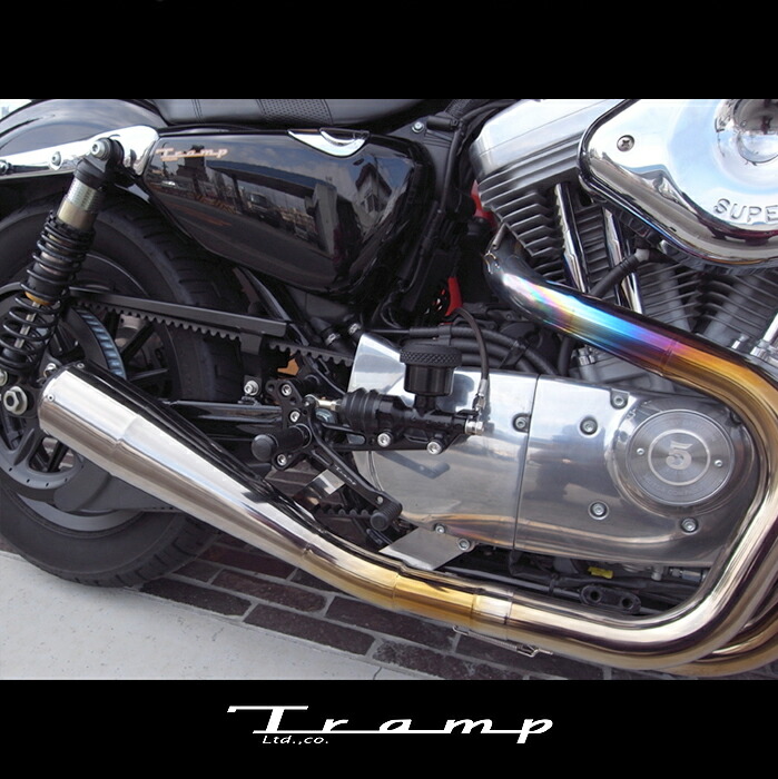 楽天市場 Tramp Cycle トランプサイクル バックステップキット タンデムブラケット付き 04 13年 スポーツスター カラー ブラック シルバー ノーマルマフラーは未対応 ハーレーダビッドソン 社外品harley Davidson 送料無料 Tb 0sts Tb 0stb Tramp Cycle