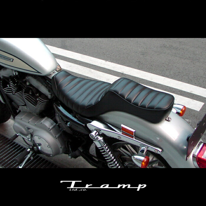 楽天市場 Tramp Cycle トランプサイクル キング クイーンシート ステッチタイプ Tse 005 スポーツスターxl 04年以降 ハーレーダビッドソン 社外品 Harley Davidson送料無料 Tramp Cycle