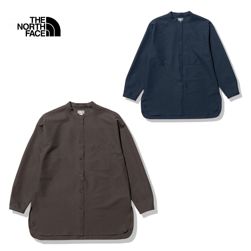 THE NORTH FACE Seersucker Overshirt NRW12361 シアサッカーオーバーシャツ（レディース） ザ・ノース・フェイス