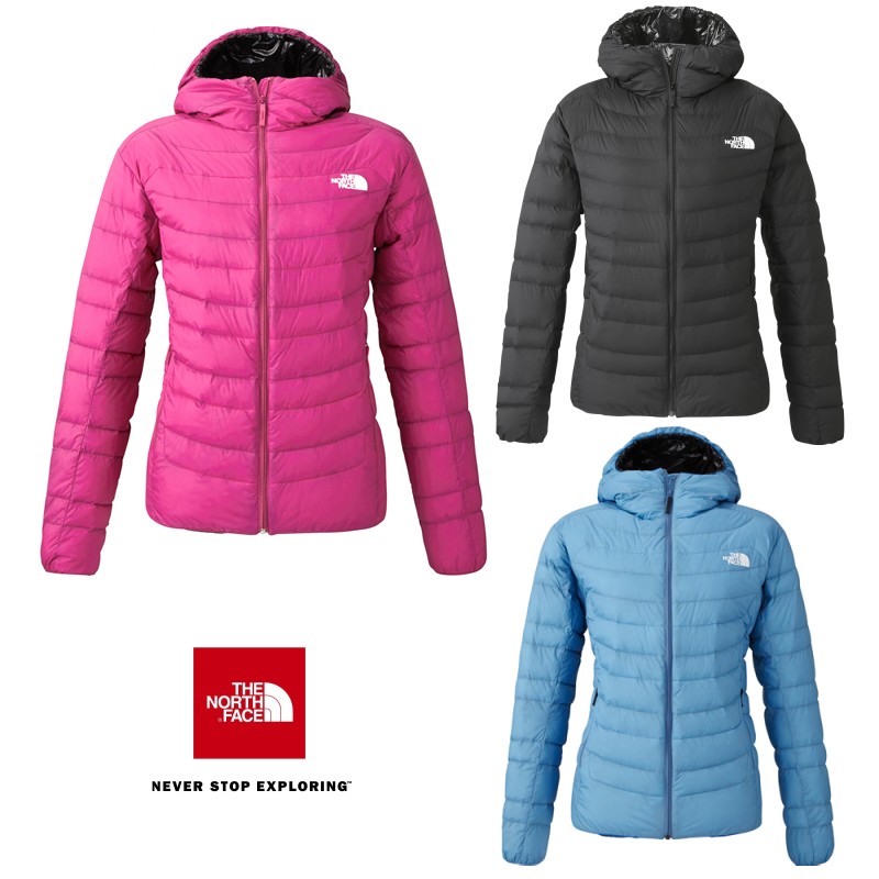 楽天市場 The North Face Thunder Hoodie Nyw サンダーフーディ レディース ノースフェイス フード付ダウン ジャケット Trams