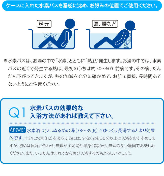 新水素バスリピーターセット５個×72個：ディスカウントストア