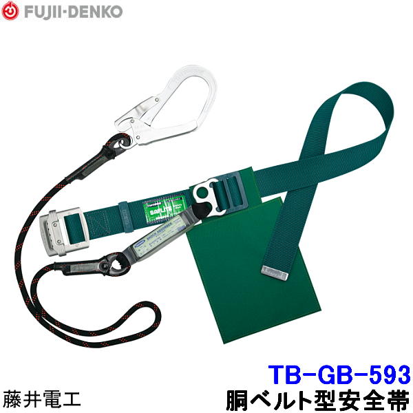 藤井電工 安全性のある帯 結核症-GB-593 G金モール 軽さ印字機 【胴胴締め型 ツヨロン 堕ちる取り締まり用手道具 原則として高所御役目用】