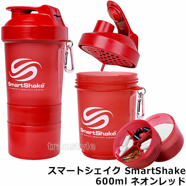 楽天市場】プロテインシェイカー スマートシェイクSmartShake 600ml ネオンピンク 【プロテイン容器/シェーカー/ドリンクボトル/サプリメントケース/筋トレ/フィットネス/おしゃれ】  : トランスタイル楽天市場支店