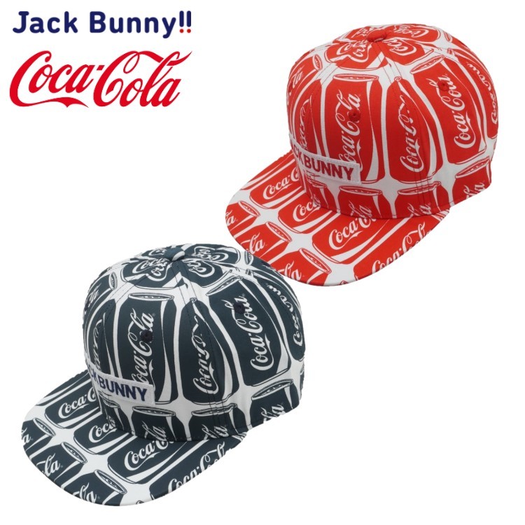楽天市場 21春夏 Jack Bunny ジャックバニー Pearly Gates パーリーゲイツ 平つばキャップ Coca Cola コラボ商品 コカコーラ 限定 ゴルフ トランスレーション 楽天市場店